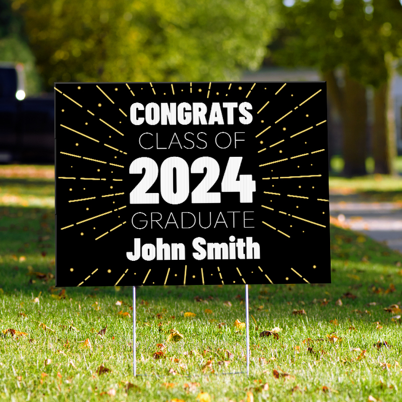 Yard Signs - Congrats Template